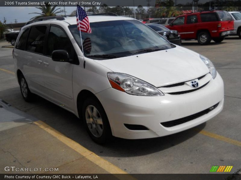Arctic Frost Pearl / Stone Gray 2006 Toyota Sienna LE