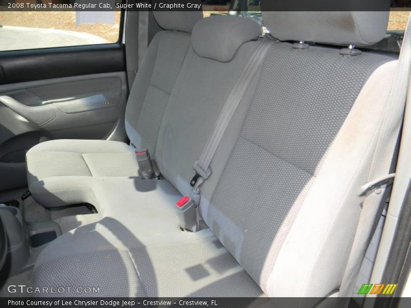 Super White / Graphite Gray 2008 Toyota Tacoma Regular Cab