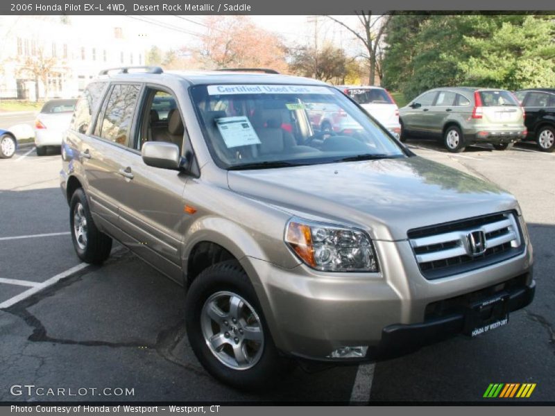 Desert Rock Metallic / Saddle 2006 Honda Pilot EX-L 4WD