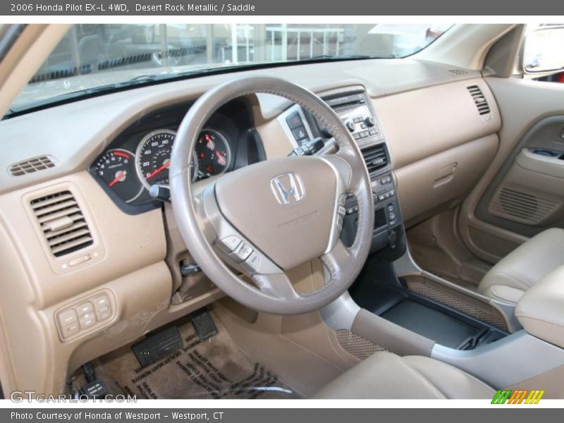 Desert Rock Metallic / Saddle 2006 Honda Pilot EX-L 4WD
