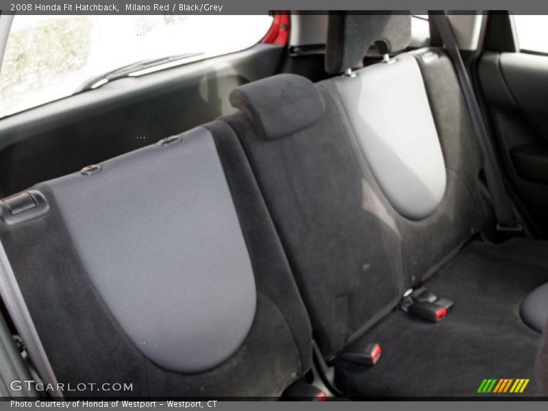 Milano Red / Black/Grey 2008 Honda Fit Hatchback