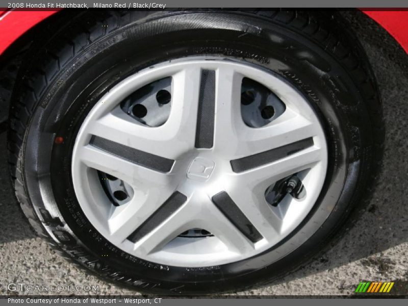 Milano Red / Black/Grey 2008 Honda Fit Hatchback