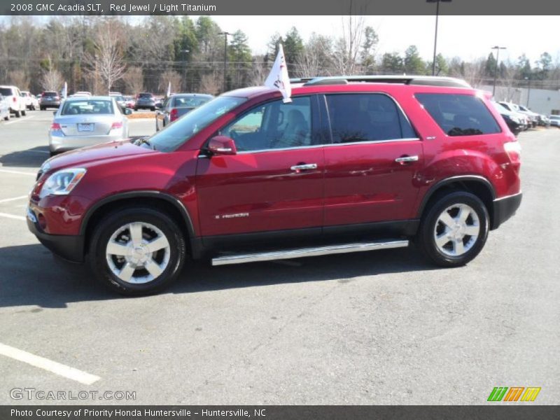 Red Jewel / Light Titanium 2008 GMC Acadia SLT