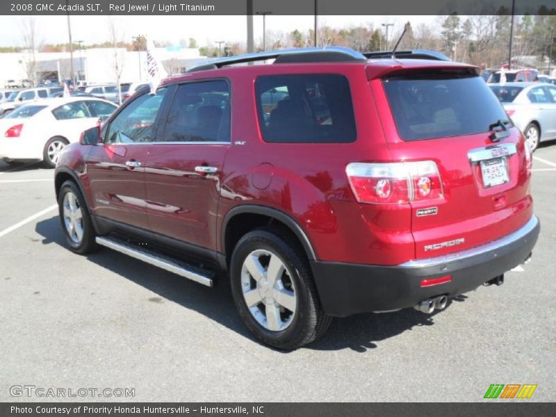 Red Jewel / Light Titanium 2008 GMC Acadia SLT