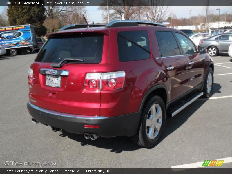 Red Jewel / Light Titanium 2008 GMC Acadia SLT