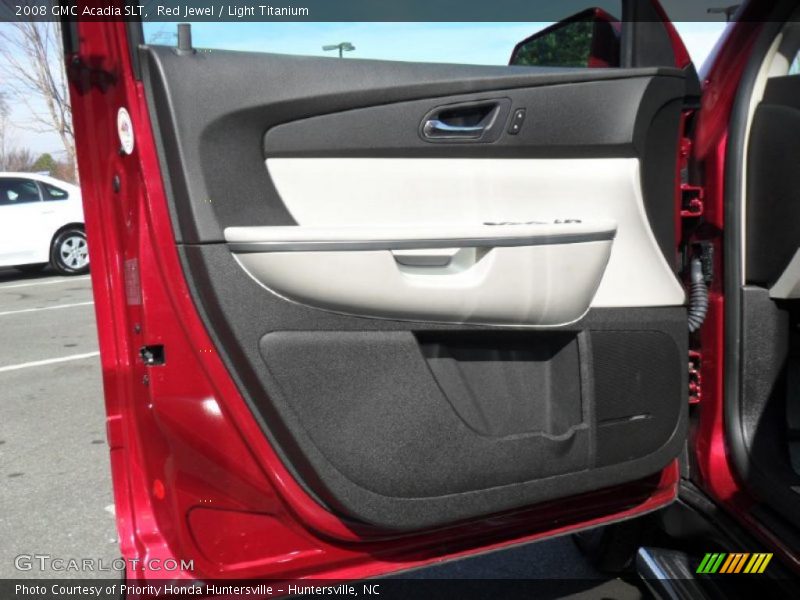 Red Jewel / Light Titanium 2008 GMC Acadia SLT