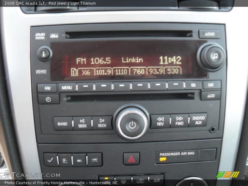 Red Jewel / Light Titanium 2008 GMC Acadia SLT