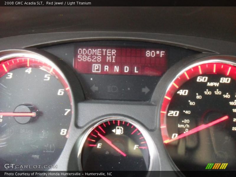 Red Jewel / Light Titanium 2008 GMC Acadia SLT