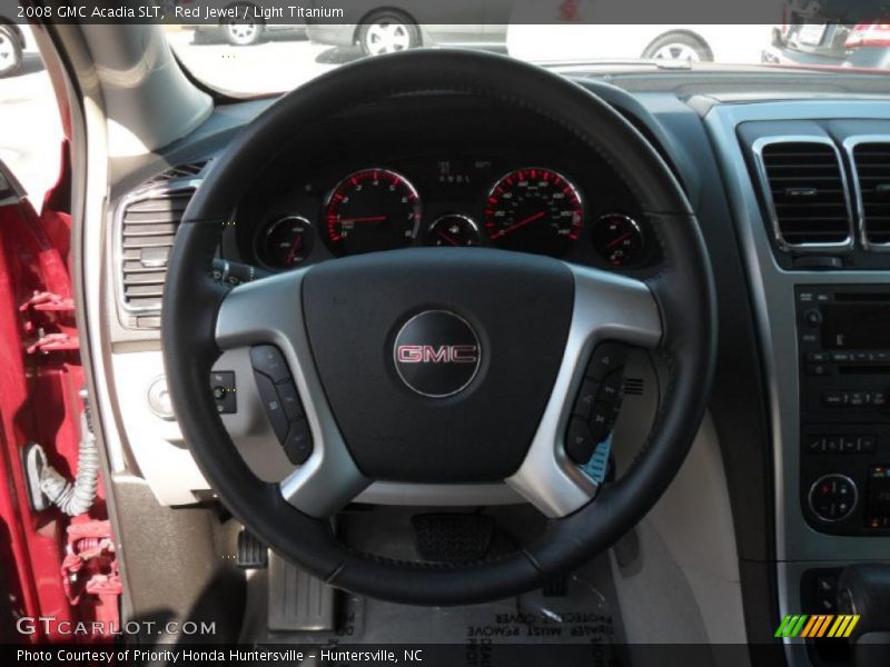 Red Jewel / Light Titanium 2008 GMC Acadia SLT