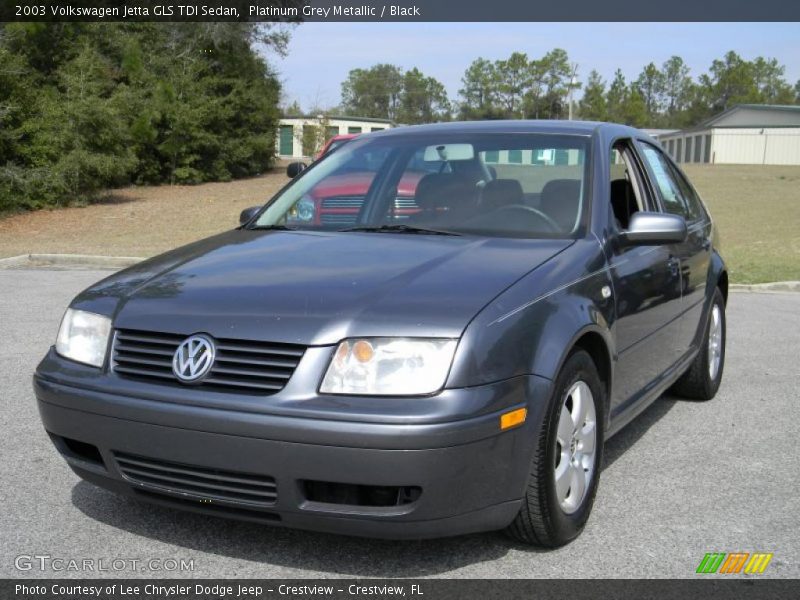 Platinum Grey Metallic / Black 2003 Volkswagen Jetta GLS TDI Sedan