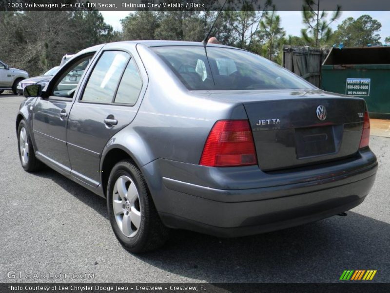 Platinum Grey Metallic / Black 2003 Volkswagen Jetta GLS TDI Sedan