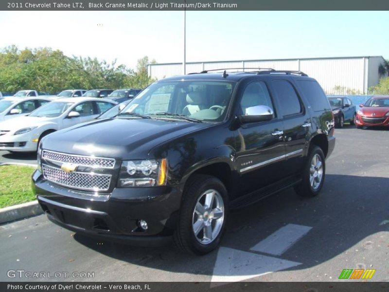 Black Granite Metallic / Light Titanium/Dark Titanium 2011 Chevrolet Tahoe LTZ