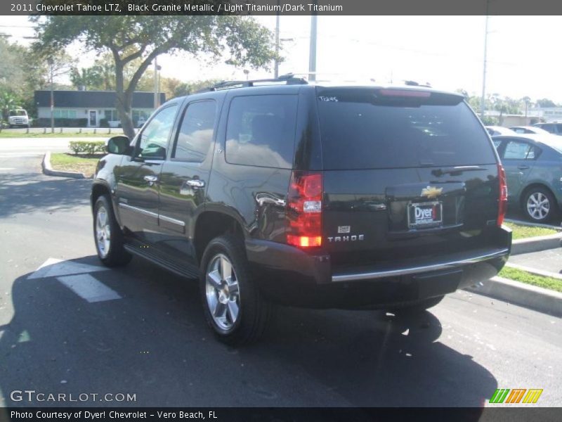Black Granite Metallic / Light Titanium/Dark Titanium 2011 Chevrolet Tahoe LTZ