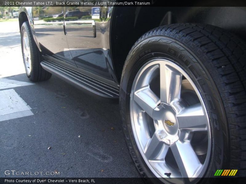 Black Granite Metallic / Light Titanium/Dark Titanium 2011 Chevrolet Tahoe LTZ
