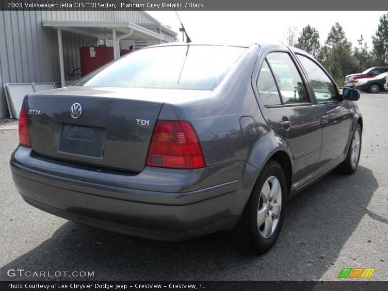 Platinum Grey Metallic / Black 2003 Volkswagen Jetta GLS TDI Sedan