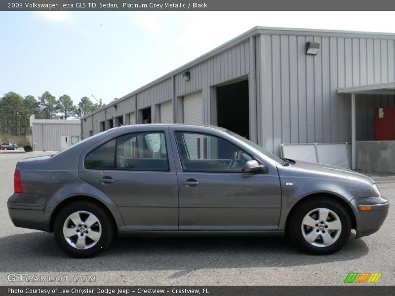 Platinum Grey Metallic / Black 2003 Volkswagen Jetta GLS TDI Sedan