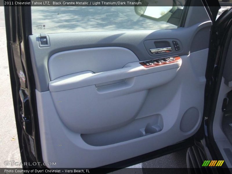 Black Granite Metallic / Light Titanium/Dark Titanium 2011 Chevrolet Tahoe LTZ