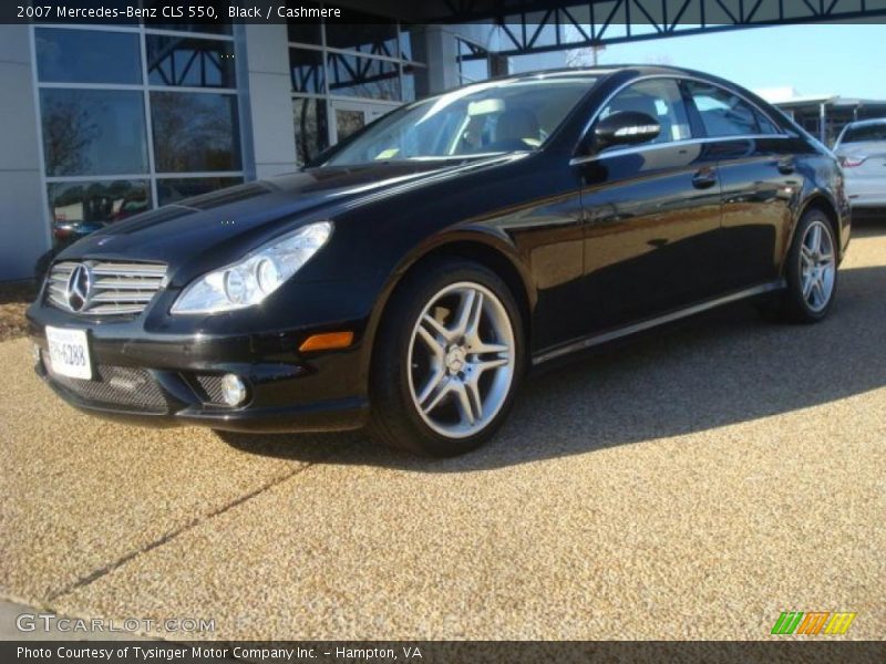 Black / Cashmere 2007 Mercedes-Benz CLS 550
