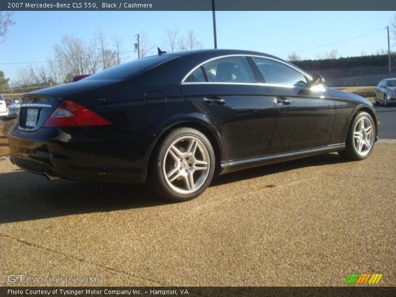 Black / Cashmere 2007 Mercedes-Benz CLS 550