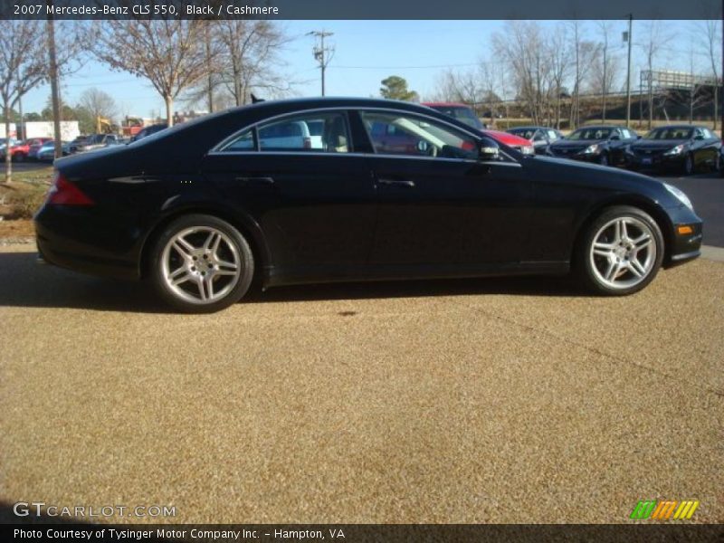 Black / Cashmere 2007 Mercedes-Benz CLS 550