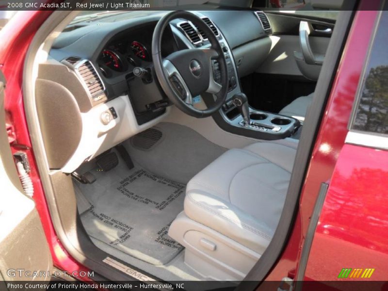 Red Jewel / Light Titanium 2008 GMC Acadia SLT