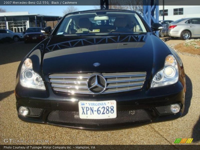Black / Cashmere 2007 Mercedes-Benz CLS 550