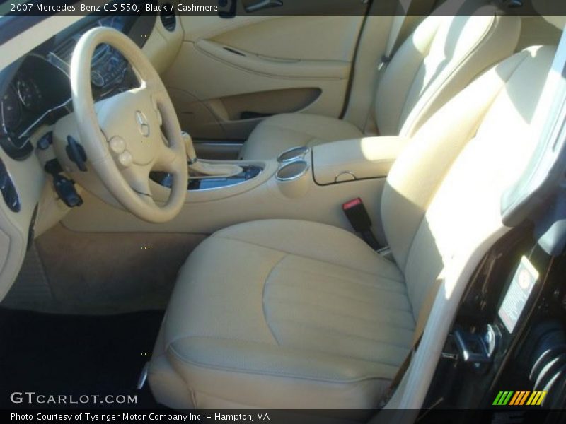 Black / Cashmere 2007 Mercedes-Benz CLS 550