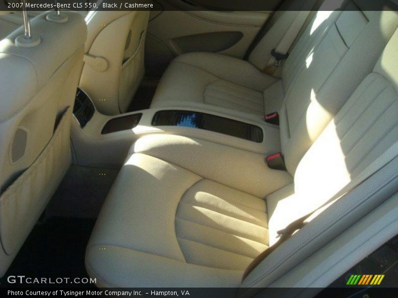 Black / Cashmere 2007 Mercedes-Benz CLS 550