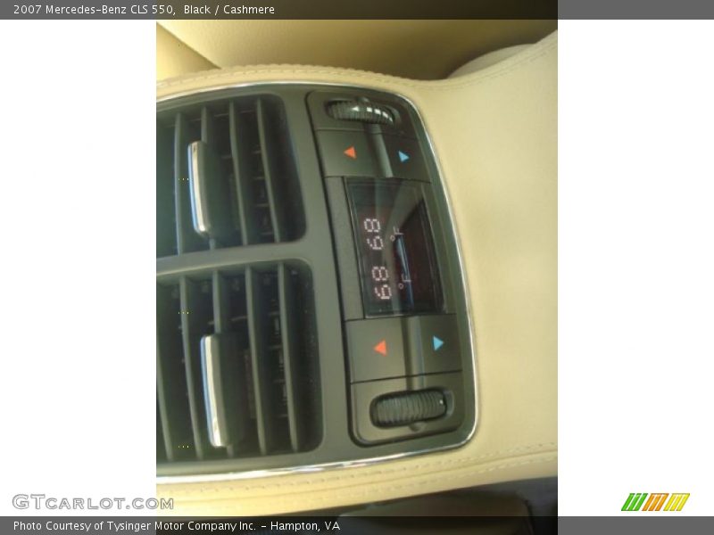 Black / Cashmere 2007 Mercedes-Benz CLS 550