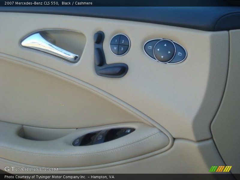 Black / Cashmere 2007 Mercedes-Benz CLS 550
