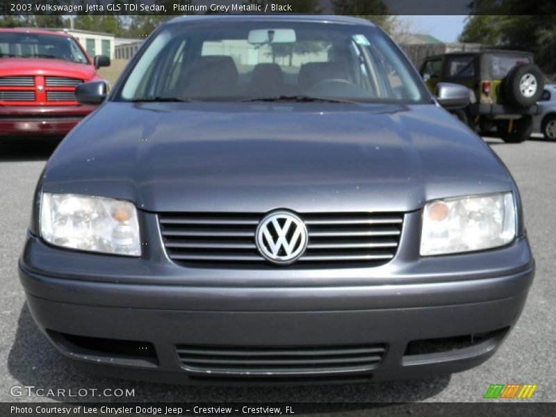 Platinum Grey Metallic / Black 2003 Volkswagen Jetta GLS TDI Sedan