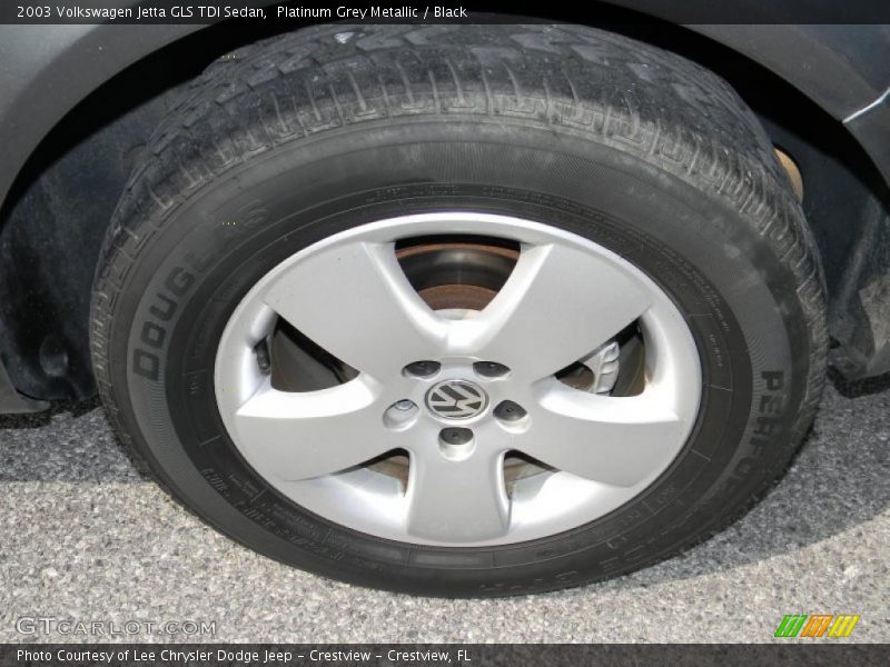 Platinum Grey Metallic / Black 2003 Volkswagen Jetta GLS TDI Sedan