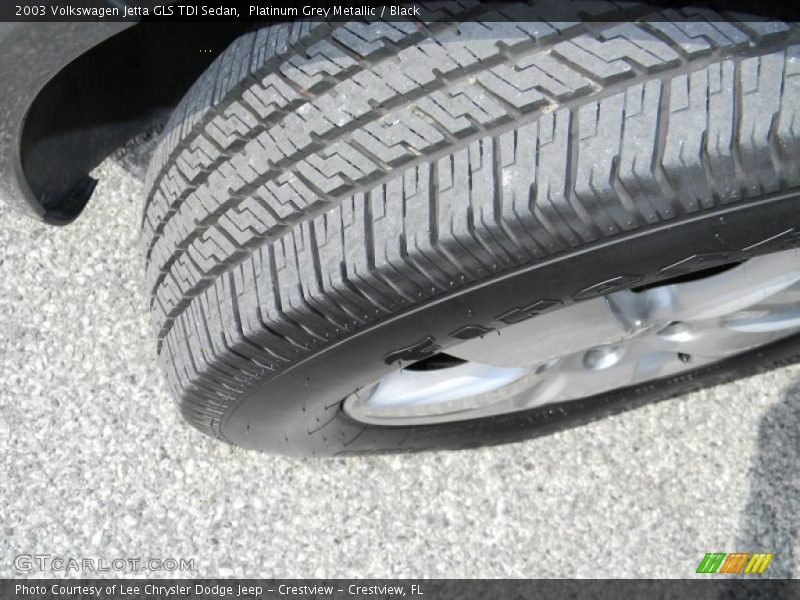 Platinum Grey Metallic / Black 2003 Volkswagen Jetta GLS TDI Sedan