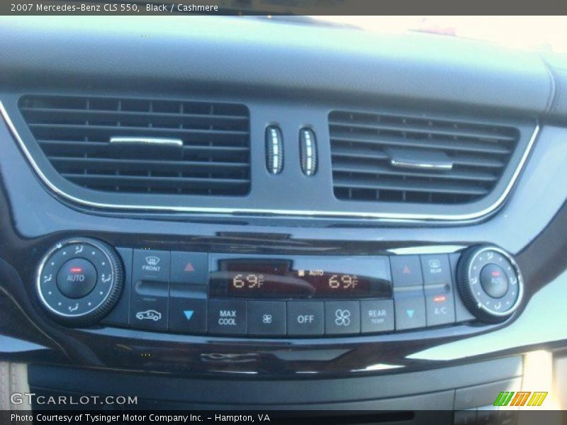 Black / Cashmere 2007 Mercedes-Benz CLS 550