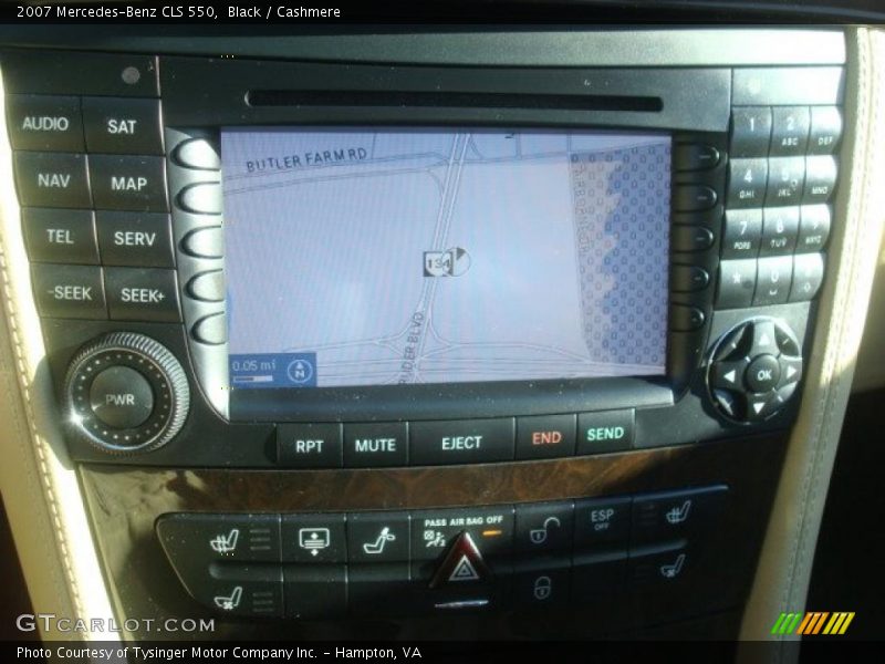 Black / Cashmere 2007 Mercedes-Benz CLS 550