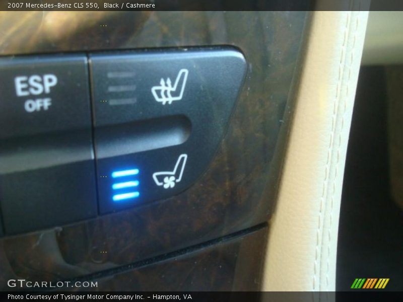 Black / Cashmere 2007 Mercedes-Benz CLS 550