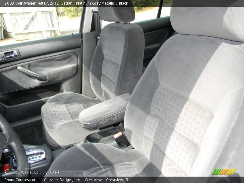 Platinum Grey Metallic / Black 2003 Volkswagen Jetta GLS TDI Sedan
