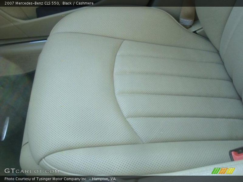 Black / Cashmere 2007 Mercedes-Benz CLS 550
