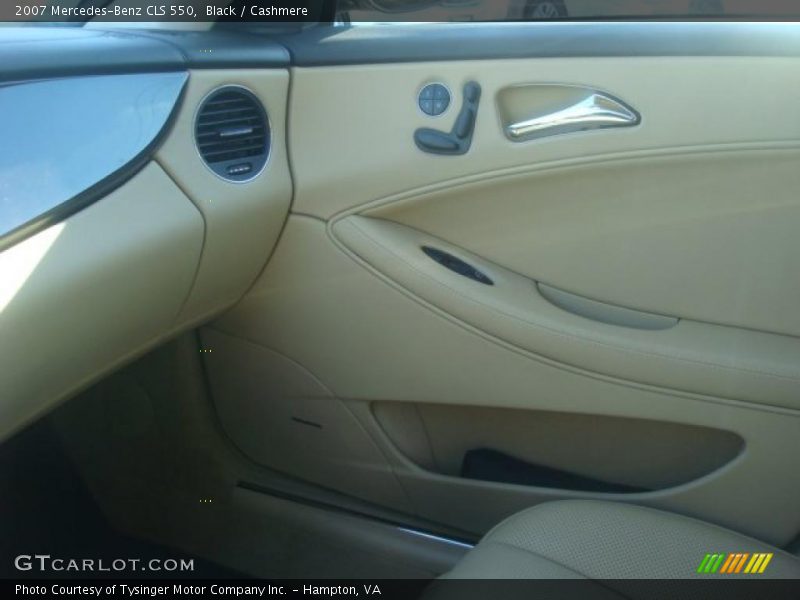 Black / Cashmere 2007 Mercedes-Benz CLS 550