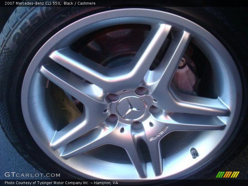 Black / Cashmere 2007 Mercedes-Benz CLS 550