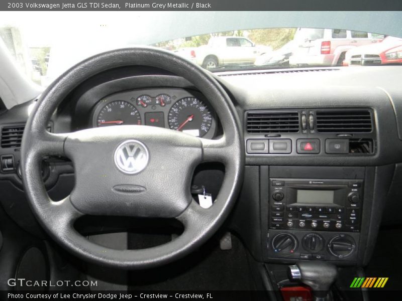 Platinum Grey Metallic / Black 2003 Volkswagen Jetta GLS TDI Sedan