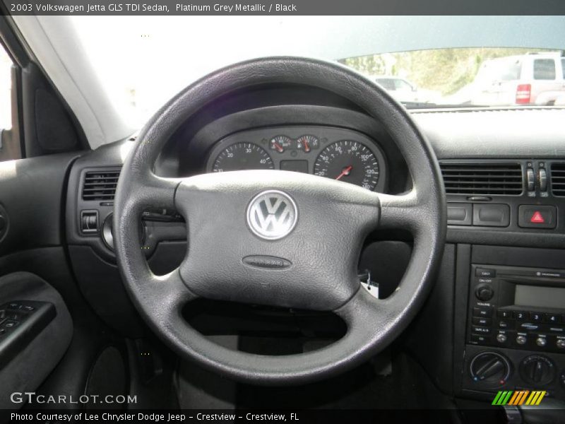 Platinum Grey Metallic / Black 2003 Volkswagen Jetta GLS TDI Sedan