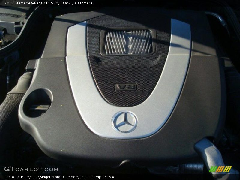 Black / Cashmere 2007 Mercedes-Benz CLS 550