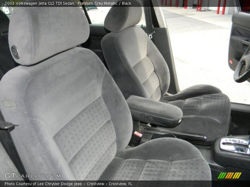 Platinum Grey Metallic / Black 2003 Volkswagen Jetta GLS TDI Sedan