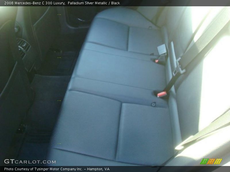 Palladium Silver Metallic / Black 2008 Mercedes-Benz C 300 Luxury