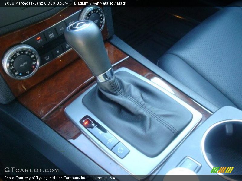 Palladium Silver Metallic / Black 2008 Mercedes-Benz C 300 Luxury