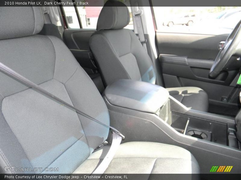 Dark Cherry Pearl / Black 2010 Honda Pilot LX