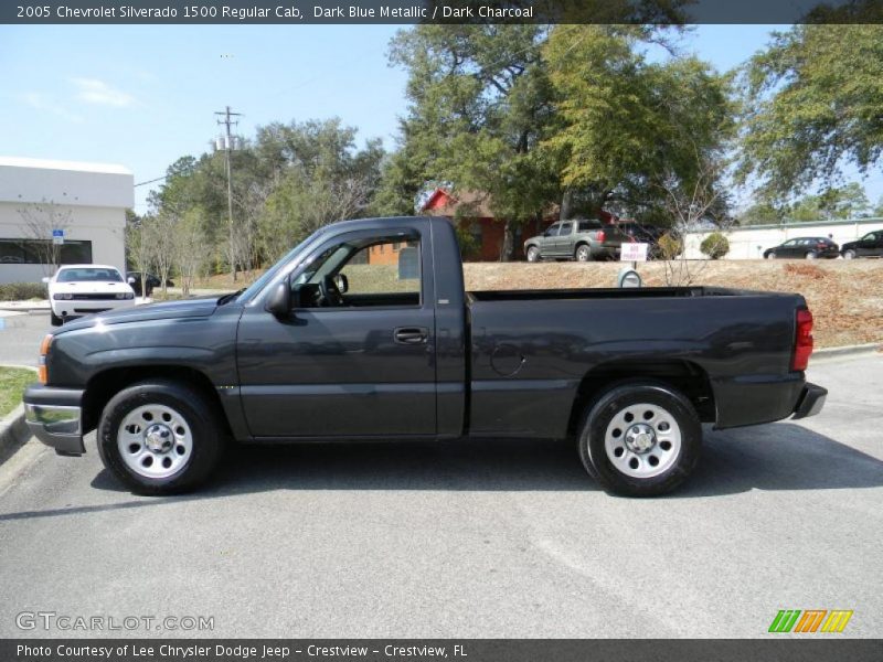 Dark Blue Metallic / Dark Charcoal 2005 Chevrolet Silverado 1500 Regular Cab