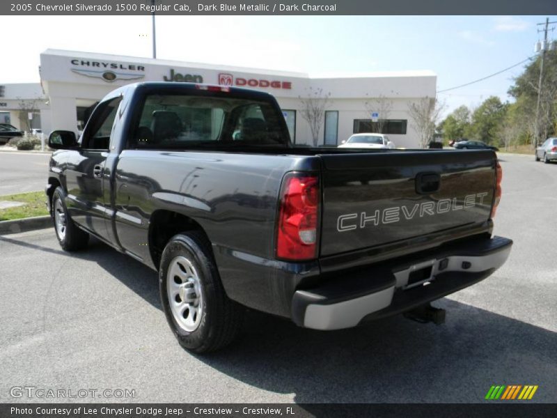 Dark Blue Metallic / Dark Charcoal 2005 Chevrolet Silverado 1500 Regular Cab