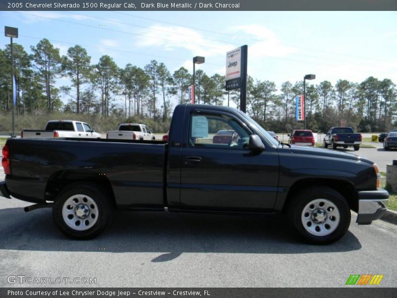 Dark Blue Metallic / Dark Charcoal 2005 Chevrolet Silverado 1500 Regular Cab